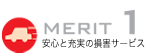 MERIT1 安心と充実の損害サービス